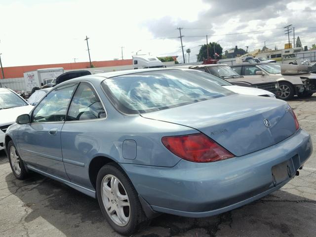 19UYA3258XL000624 - 1999 ACURA 2.3CL BLUE photo 3