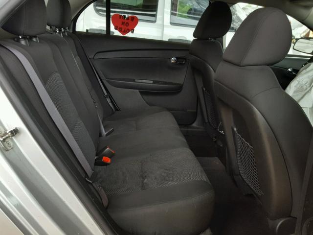 1G1ZC5E07CF350949 - 2012 CHEVROLET MALIBU 1LT 银色 照片 6