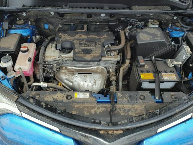 JTMZFREV2GD089913 - 2016 TOYOTA RAV4 LE BLUE photo 7