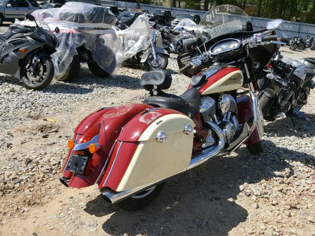 56KTCAAA2F3321749 - 2015 INDIAN MOTORCYCLE CO. CHIEFTAIN TWO TONE photo 4