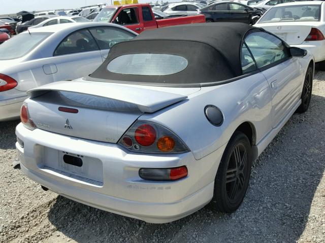 4A3AE55H55E005770 - 2005 MITSUBISHI ECLIPSE SP SILVER photo 4