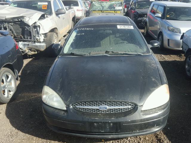 1FAHP55U91A146700 - 2001 FORD TAURUS SES BLACK photo 9