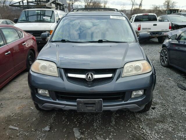 2HNYD18984H520832 - 2004 ACURA MDX TOURIN BLUE photo 9