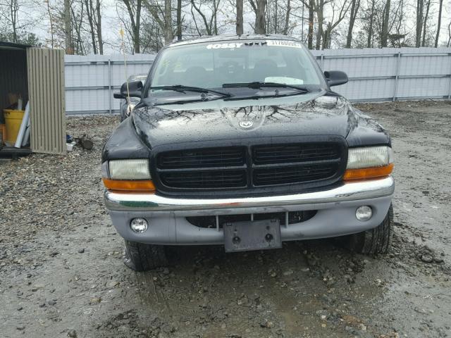 1B7GG36X22S707639 - 2002 DODGE DAKOTA SPO BLACK photo 9