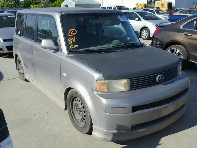 JTLKT334464046128 - 2006 TOYOTA SCION XB SILVER photo 1