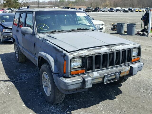 1J4FF68S8XL585592 - 1999 JEEP CHEROKEE S GRAY photo 1