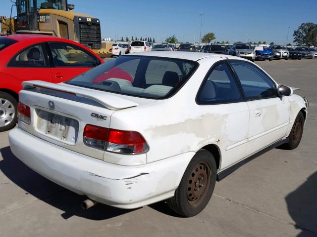 1HGEJ6221VL115699 - 1997 HONDA CIVIC DX WHITE photo 4