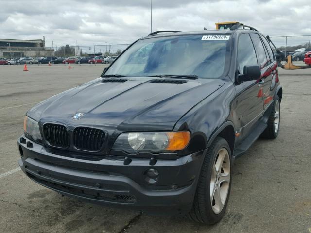 5UXFB93502LN78311 - 2002 BMW X5 4.6IS BLACK photo 2