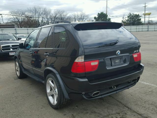 5UXFB93502LN78311 - 2002 BMW X5 4.6IS BLACK photo 3