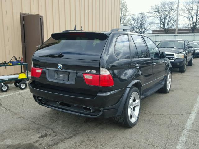 5UXFB93502LN78311 - 2002 BMW X5 4.6IS BLACK photo 4