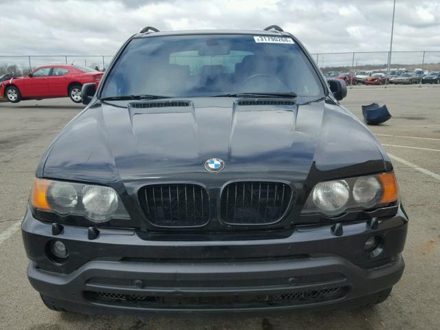 5UXFB93502LN78311 - 2002 BMW X5 4.6IS BLACK photo 9