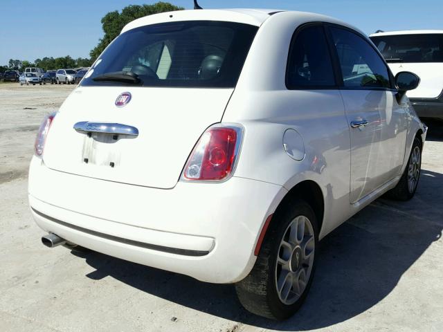 3C3CFFAR6DT553275 - 2013 FIAT 500 POP WHITE photo 4