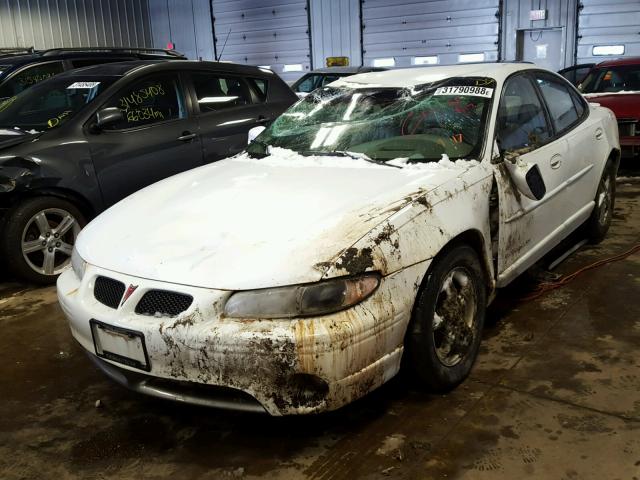 1G2WP52KXYF144959 - 2000 PONTIAC GRAND PRIX WHITE photo 2