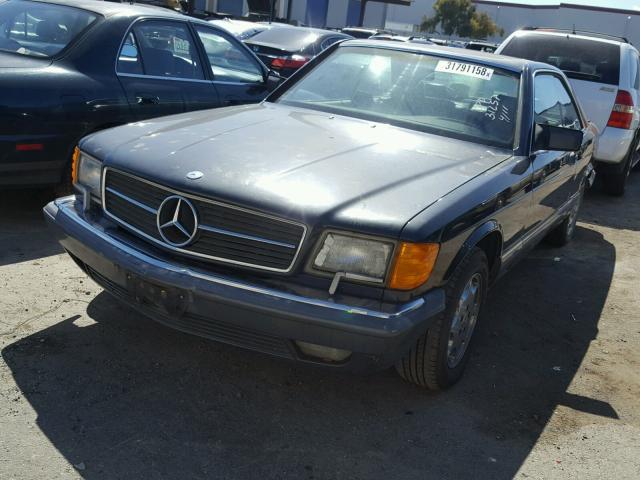 WDBCA45E8MA610541 - 1991 MERCEDES-BENZ 560 SEC CHARCOAL photo 2