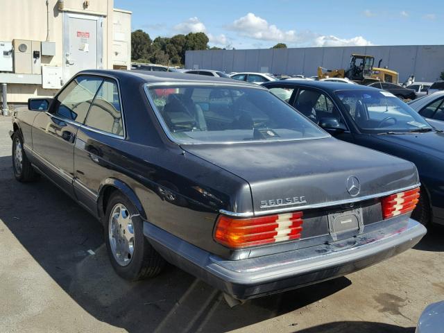 WDBCA45E8MA610541 - 1991 MERCEDES-BENZ 560 SEC CHARCOAL photo 3