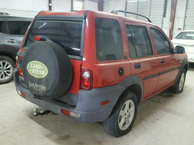 SALNM22233A248805 - 2003 LAND ROVER FREELANDER RED photo 4