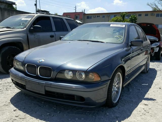 WBADT63433CK37933 - 2003 BMW 530 I AUTO BLUE photo 2