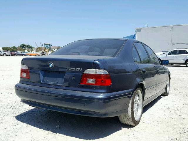 WBADT63433CK37933 - 2003 BMW 530 I AUTO BLUE photo 4