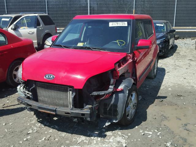 KNDJT2A20A7087592 - 2010 KIA SOUL + RED photo 2