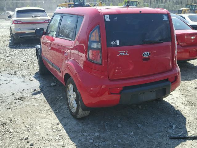 KNDJT2A20A7087592 - 2010 KIA SOUL + RED photo 4