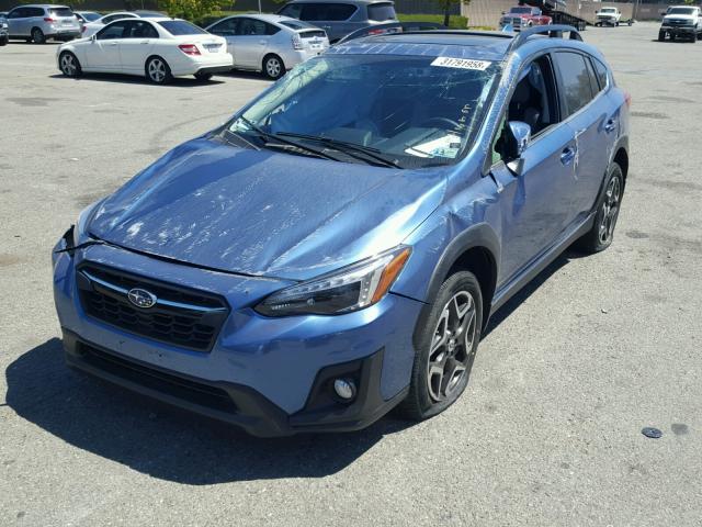 JF2GTAMC1JH270603 - 2018 SUBARU CROSSTREK BLUE photo 2