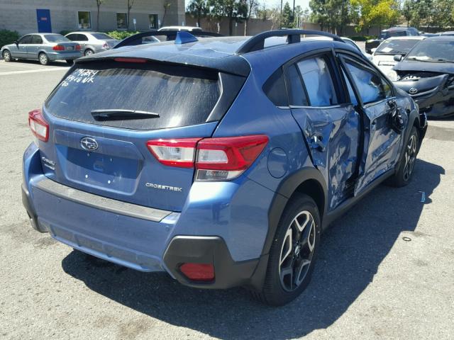 JF2GTAMC1JH270603 - 2018 SUBARU CROSSTREK BLUE photo 4