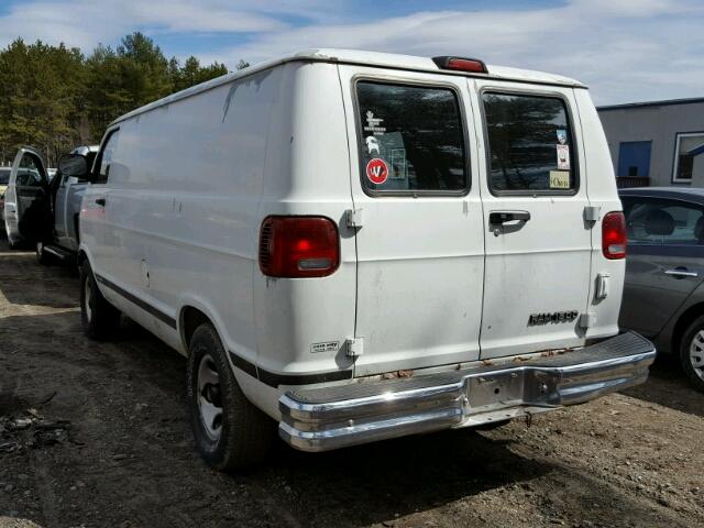 2D7HB11X23K521521 - 2003 DODGE RAM VAN B1 WHITE photo 3