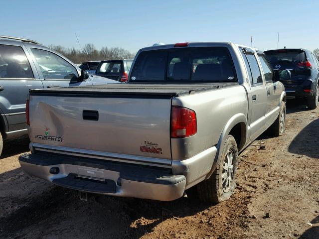 1GTDT13W72K229619 - 2002 GMC SONOMA BEIGE photo 4