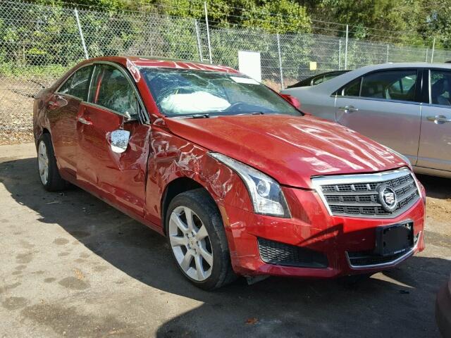 1G6AG5RX7D0164285 - 2013 CADILLAC ATS RED photo 1