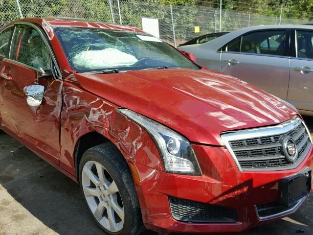 1G6AG5RX7D0164285 - 2013 CADILLAC ATS RED photo 9