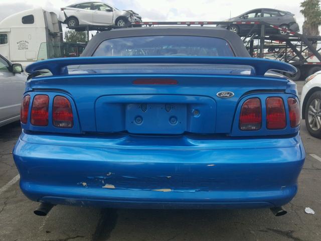 1FAFP45X2WF243100 - 1998 FORD MUSTANG GT BLUE photo 9