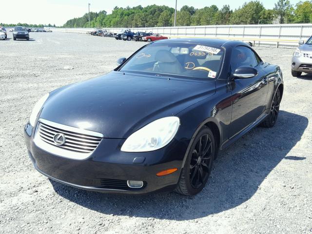 JTHFN48Y850063379 - 2005 LEXUS SC 430 BLACK photo 2