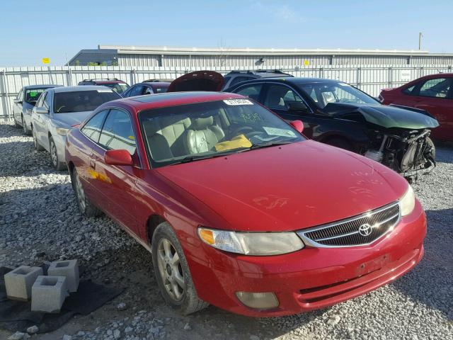2T1CF28P71C480215 - 2001 TOYOTA CAMRY SOLA RED photo 1