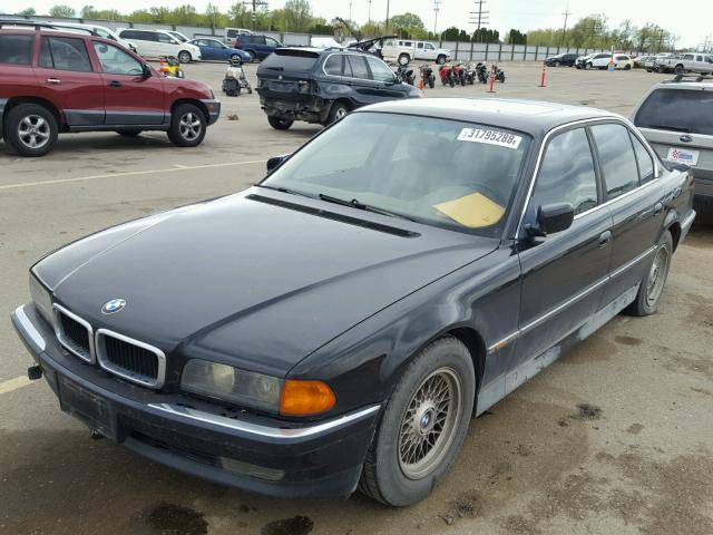 WBAGF6326SDH00064 - 1995 BMW 740 I AUTO BLACK photo 2