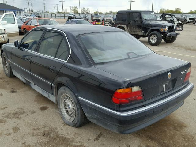 WBAGF6326SDH00064 - 1995 BMW 740 I AUTO BLACK photo 3