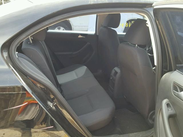 3VW1K7AJ1EM378361 - 2014 VOLKSWAGEN JETTA BASE Սև լուսանկար 6