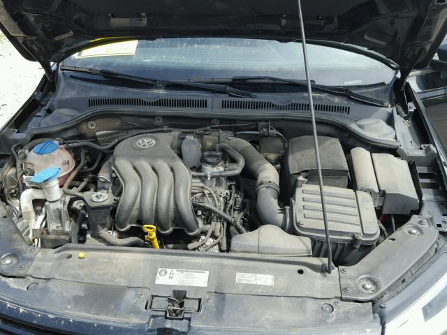 3VW1K7AJ1EM378361 - 2014 VOLKSWAGEN JETTA BASE Սև լուսանկար 7
