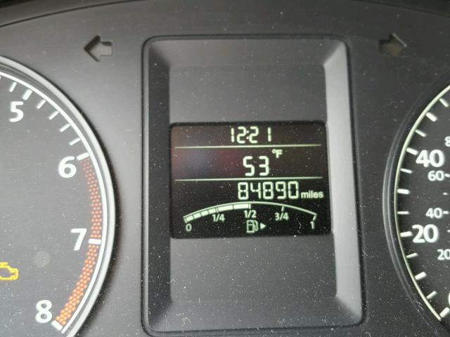 3VW1K7AJ1EM378361 - 2014 VOLKSWAGEN JETTA BASE Սև լուսանկար 8