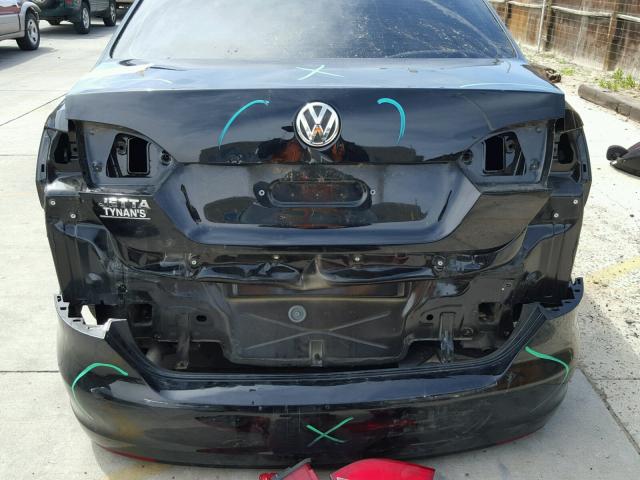 3VW1K7AJ1EM378361 - 2014 VOLKSWAGEN JETTA BASE Սև լուսանկար 9