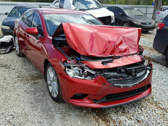 JM1GJ1V68E1117468 - 2014 MAZDA 6 TOURING RED photo 1