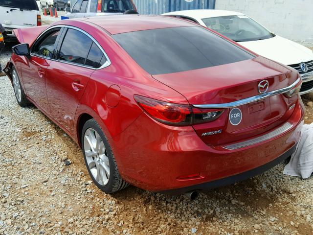 JM1GJ1V68E1117468 - 2014 MAZDA 6 TOURING RED photo 3