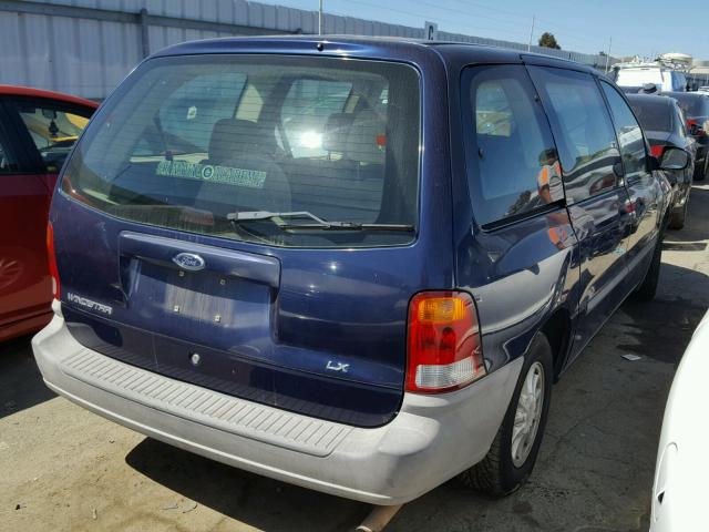 2FMZA5143XBB34248 - 1999 FORD WINDSTAR L BLUE photo 4