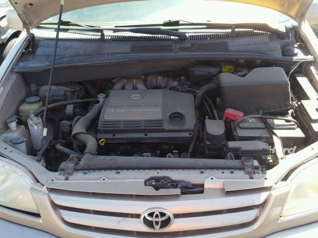 4T3ZF13C61U405259 - 2001 TOYOTA SIENNA LE BEIGE photo 7