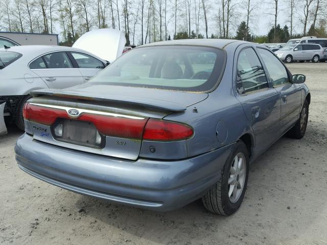 1FAFP66L5YK103236 - 2000 FORD CONTOUR SE BLUE photo 4