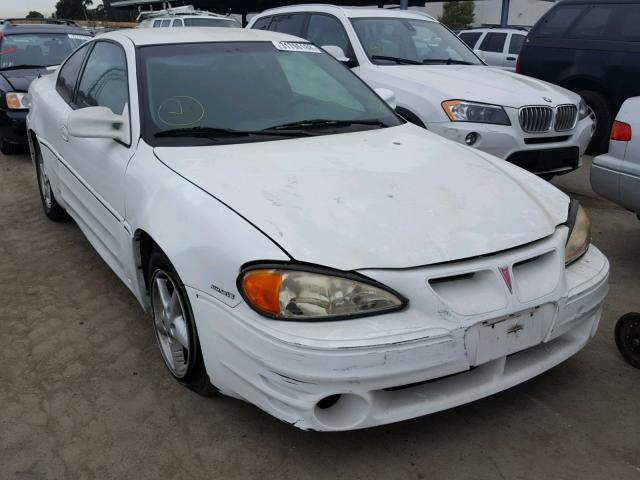 1G2NW12E9YM867277 - 2000 PONTIAC GRAND AM G WHITE photo 1