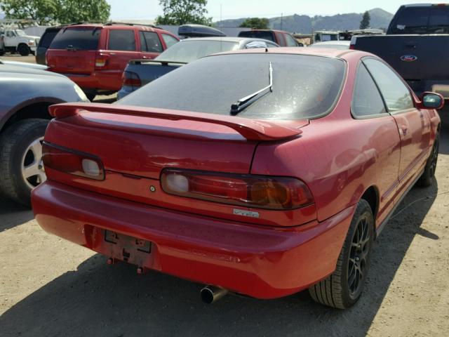 JH4DC2385TS005398 - 1996 ACURA INTEGRA GS RED photo 4