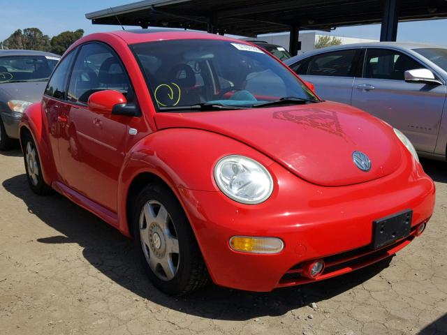 3VWCT21C01M404369 - 2001 VOLKSWAGEN NEW BEETLE 红色 照片 1