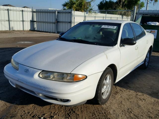 1G3NL52F14C127016 - 2004 OLDSMOBILE ALERO GL WHITE photo 2