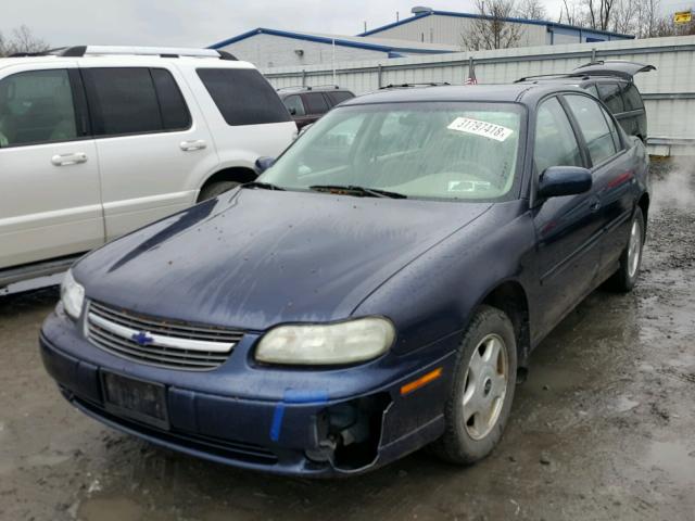 1G1NE52J01M677594 - 2001 CHEVROLET MALIBU LS ლურჯი ფოტო 2