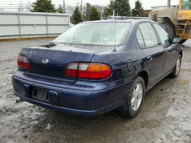1G1NE52J01M677594 - 2001 CHEVROLET MALIBU LS ლურჯი ფოტო 4